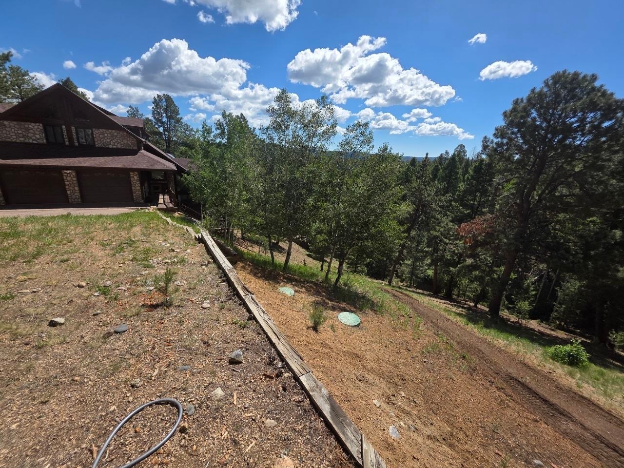 Original site before work began, Woodland Park CO — Oakden Enterprises